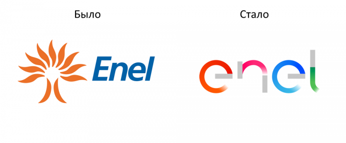 Новый логотип Enel